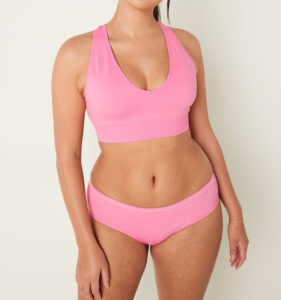 PINK õmblusteta bralette roosa - Pilt 2