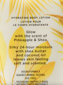 Pineapple & Shea kehakreem