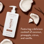 Native niisutav šampoon Coconut & Vanilla 487ml - Pilt 5