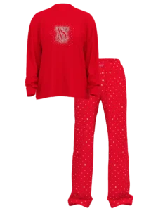 Pidžaamakomplekt Lipstick Logo Dots - Pilt 3