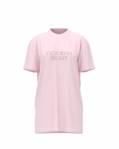 Roosa öösärk Oversized T-shirt - Pilt 3